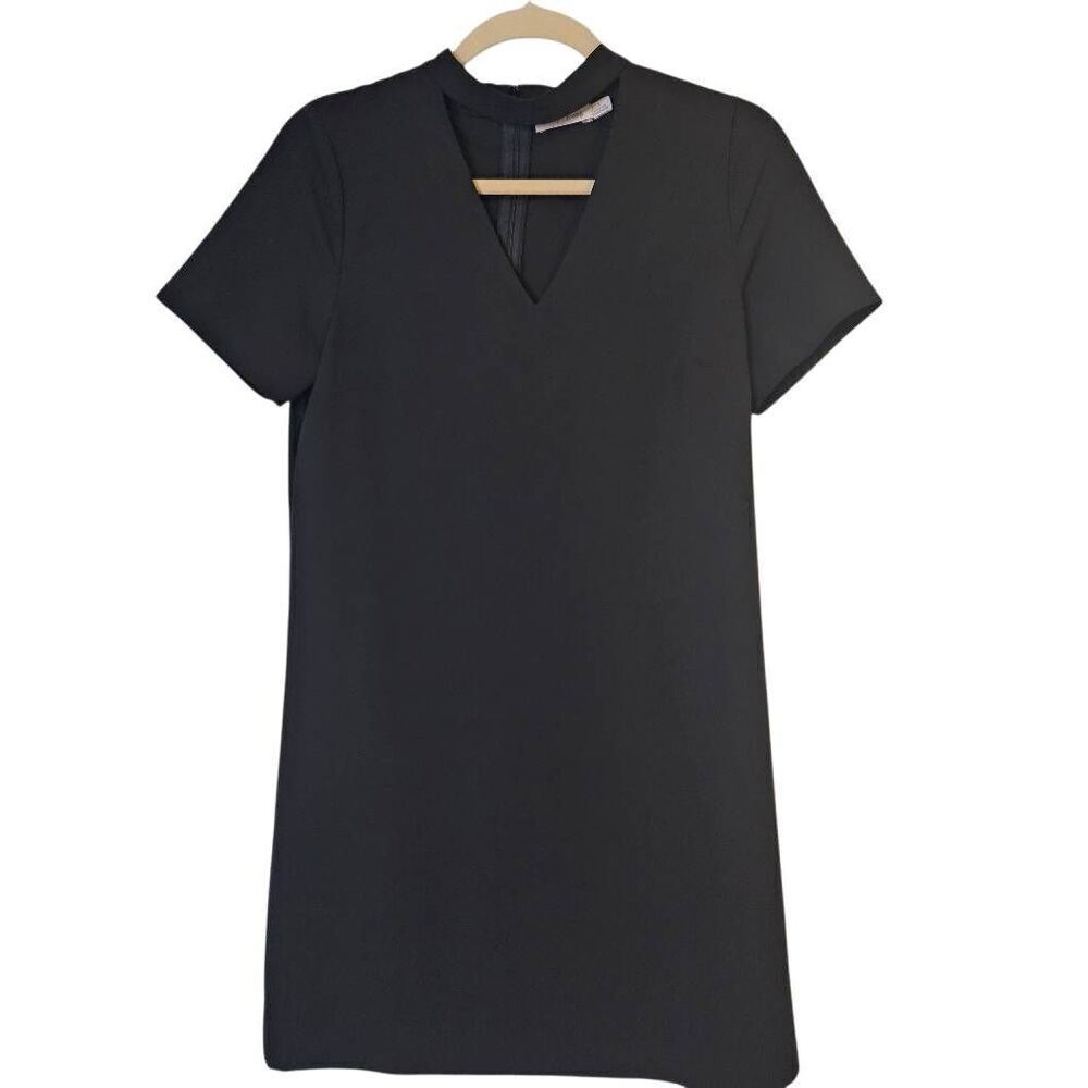 Bishop + Young black dress, knee length.  Size S